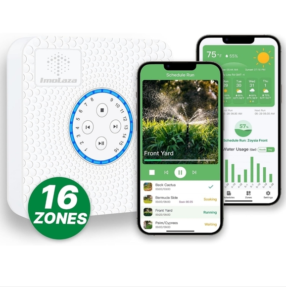 New Smart Sprinkler Controller 16 Zones - Picture 1 of 11